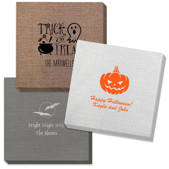 Design Your Own Halloween Bamboo Luxe Napkins